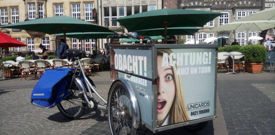 UNICARDS ersetzt PKW durch Lastenräder